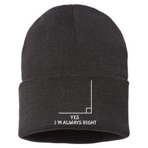 Funny Math Teacher Joke Fun Best Math Quotes Sustainable Knit Beanie