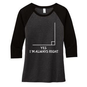 Funny Math Teacher Joke Fun Best Math Quotes Women's Tri-Blend 3/4-Sleeve Raglan Shirt