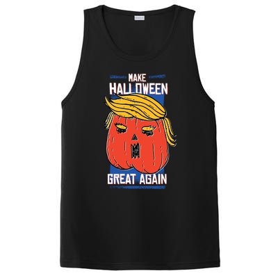 Funny Make This Halloween Great Again With Donald Trump Gift PosiCharge Competitor Tank