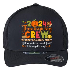 Family Matching Thanksgiving 2024 Thanksgiving Crew Turkey Flexfit Unipanel Trucker Cap