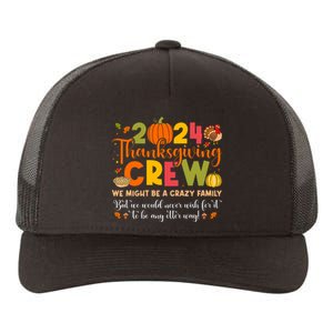 Family Matching Thanksgiving 2024 Thanksgiving Crew Turkey Yupoong Adult 5-Panel Trucker Hat