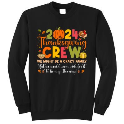 Family Matching Thanksgiving 2024 Thanksgiving Crew Turkey Sweatshirt