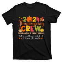 Family Matching Thanksgiving 2024 Thanksgiving Crew Turkey T-Shirt