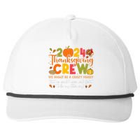 Family Matching Thanksgiving 2024 Thanksgiving Crew Turkey Snapback Five-Panel Rope Hat