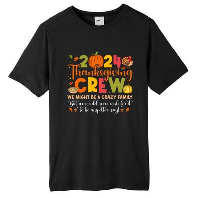 Family Matching Thanksgiving 2024 Thanksgiving Crew Turkey Tall Fusion ChromaSoft Performance T-Shirt