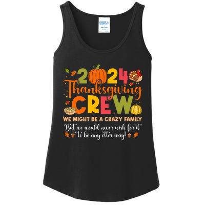 Family Matching Thanksgiving 2024 Thanksgiving Crew Turkey Ladies Essential Tank