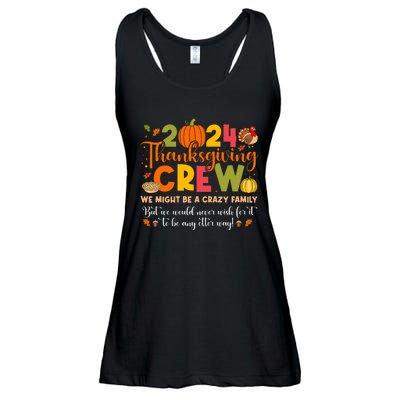 Family Matching Thanksgiving 2024 Thanksgiving Crew Turkey Ladies Essential Flowy Tank