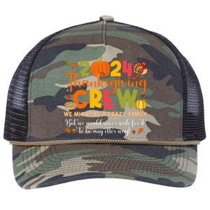 Family Matching Thanksgiving 2024 Thanksgiving Crew Turkey Retro Rope Trucker Hat Cap