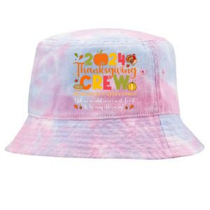 Family Matching Thanksgiving 2024 Thanksgiving Crew Turkey Tie-Dyed Bucket Hat