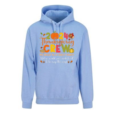 Family Matching Thanksgiving 2024 Thanksgiving Crew Turkey Unisex Surf Hoodie