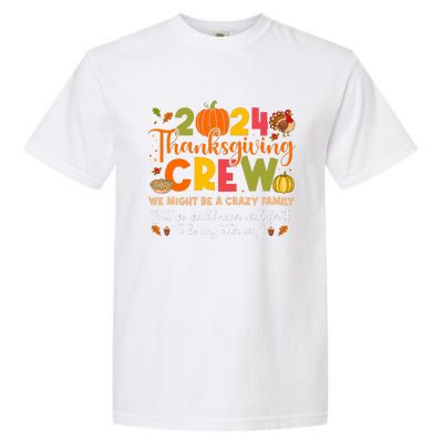 Family Matching Thanksgiving 2024 Thanksgiving Crew Turkey Garment-Dyed Heavyweight T-Shirt