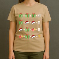 Funny Math Teacher Order Of Operations Quiz Xmas T-Shirt