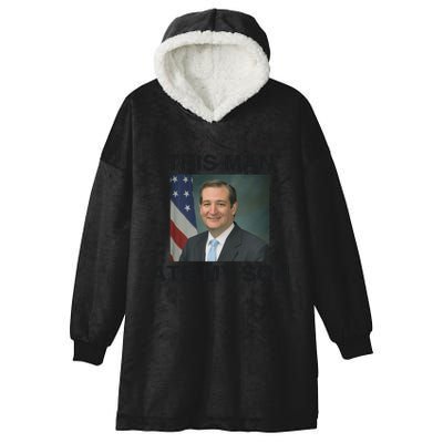 Funny Meme Ted Cruz This Man Ate My Son Parody Hooded Wearable Blanket