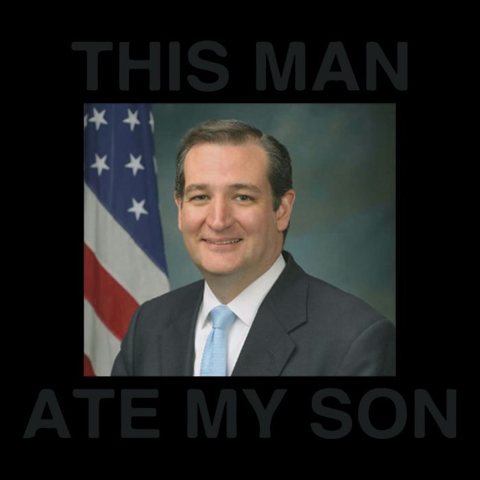 Funny Meme Ted Cruz This Man Ate My Son Parody Tall Sweatshirt