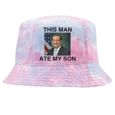 Funny Meme Ted Cruz This Man Ate My Son Parody Tie-Dyed Bucket Hat