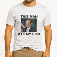 Funny Meme Ted Cruz This Man Ate My Son Parody Cooling Performance Crew T-Shirt