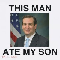 Funny Meme Ted Cruz This Man Ate My Son Parody Baby Bodysuit