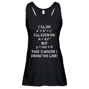 Funny Math Teacher Joke Quote Ladies Essential Flowy Tank