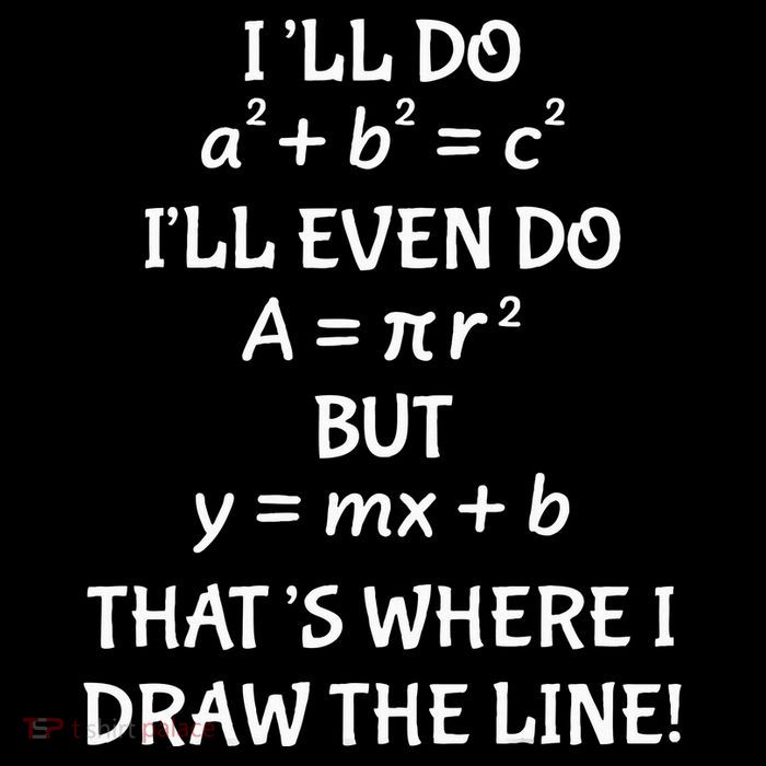 Funny Math Teacher Joke Quote Poster