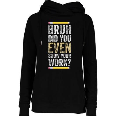 Funny Math Teacher Joke Fun Best Math Quotes Womens Funnel Neck Pullover Hood