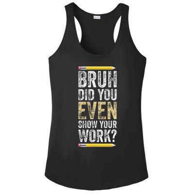 Funny Math Teacher Joke Fun Best Math Quotes Ladies PosiCharge Competitor Racerback Tank