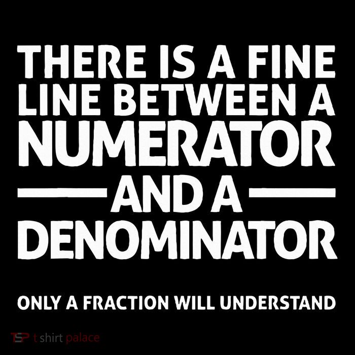 Funny Math T Fine Line Numerator Denominator Flat Bill Trucker Hat