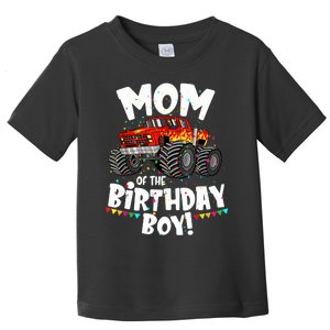 Funny Monster Truck Mom Of The Birthday Boy Gift For Her Toddler T-Shirt