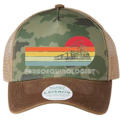 Ferroequinologist Model Train Enthusiast Railroading Railfan Legacy Tie Dye Trucker Hat