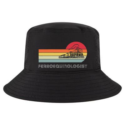 Ferroequinologist Model Train Enthusiast Railroading Railfan Cool Comfort Performance Bucket Hat