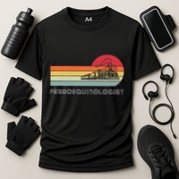 Ferroequinologist Model Train Enthusiast Railroading Railfan Performance Shirt