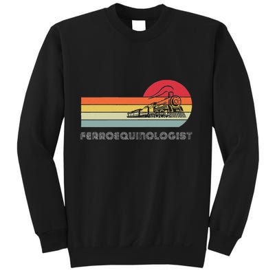 Ferroequinologist Model Train Enthusiast Railroading Railfan Sweatshirt