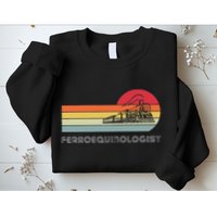 Ferroequinologist Model Train Enthusiast Railroading Railfan Sweatshirt