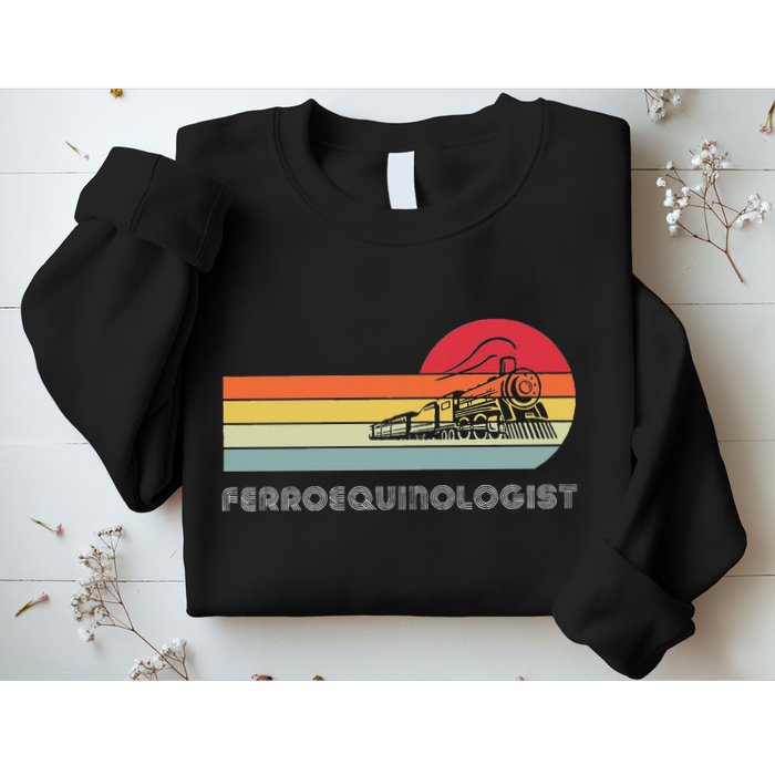 Ferroequinologist Model Train Enthusiast Railroading Railfan Sweatshirt