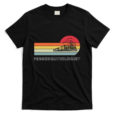 Ferroequinologist Model Train Enthusiast Railroading Railfan T-Shirt