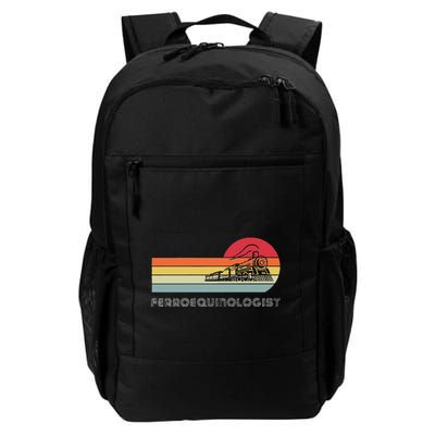 Ferroequinologist Model Train Enthusiast Railroading Railfan Backpack