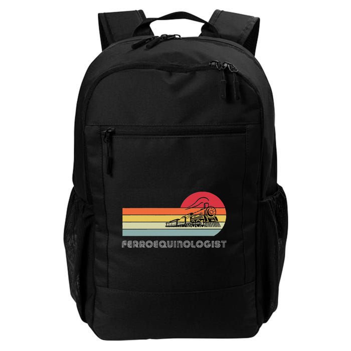 Ferroequinologist Model Train Enthusiast Railroading Railfan Backpack