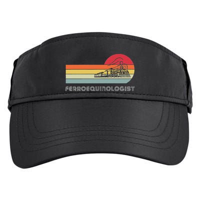 Ferroequinologist Model Train Enthusiast Railroading Railfan Adult Drive Performance Visor
