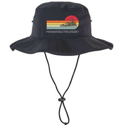 Ferroequinologist Model Train Enthusiast Railroading Railfan Bucket Hat