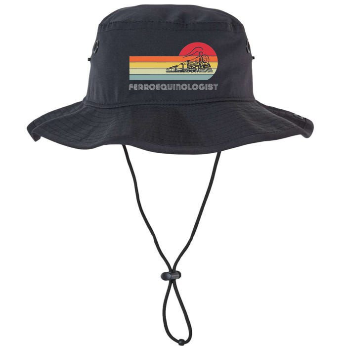 Ferroequinologist Model Train Enthusiast Railroading Railfan Bucket Hat