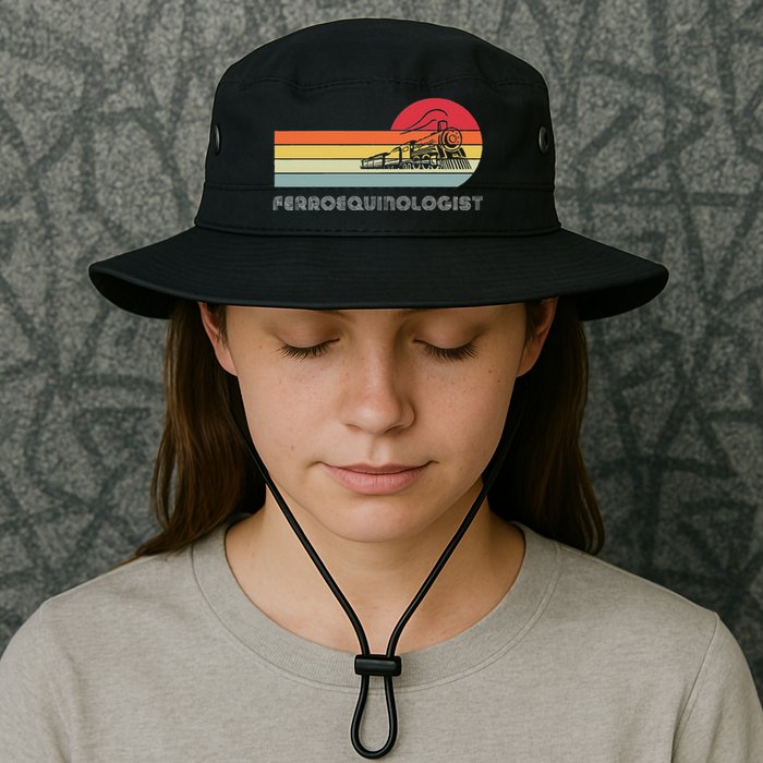 Ferroequinologist Model Train Enthusiast Railroading Railfan Bucket Hat