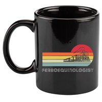 Ferroequinologist Model Train Enthusiast Railroading Railfan 11oz C Handle Ceramic Mug