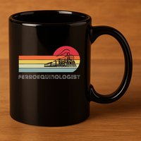 Ferroequinologist Model Train Enthusiast Railroading Railfan 11oz C Handle Ceramic Mug