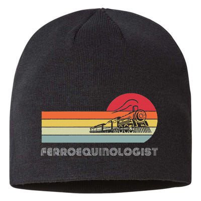 Ferroequinologist Model Train Enthusiast Railroading Railfan Sustainable Beanie