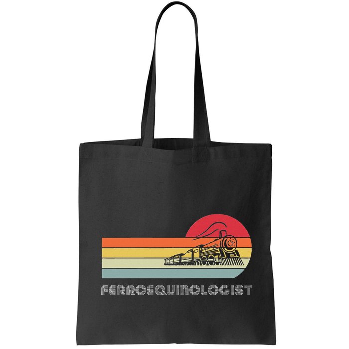 Ferroequinologist Model Train Enthusiast Railroading Railfan Bag
