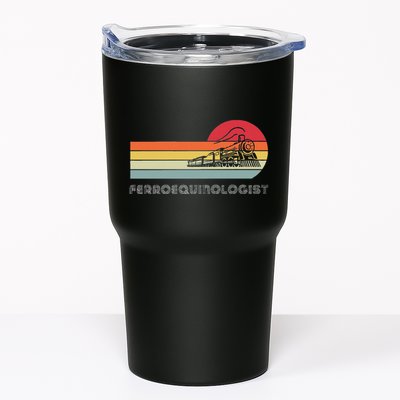 Ferroequinologist Model Train Enthusiast Railroading Railfan Tumbler
