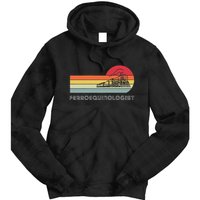 Ferroequinologist Model Train Enthusiast Railroading Railfan Tie Dye Hoodie