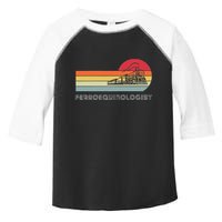 Ferroequinologist Model Train Enthusiast Railroading Railfan Toddler Fine Jersey T-Shirt