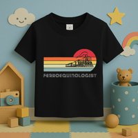 Ferroequinologist Model Train Enthusiast Railroading Railfan Toddler T-Shirt