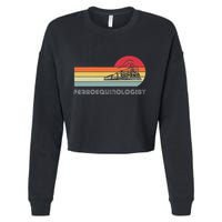 Ferroequinologist Model Train Enthusiast Railroading Railfan Cropped Pullover Crew