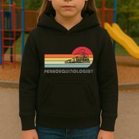 Ferroequinologist Model Train Enthusiast Railroading Railfan Kids Hoodie